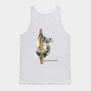 Pray for Australia Koala Tank Top